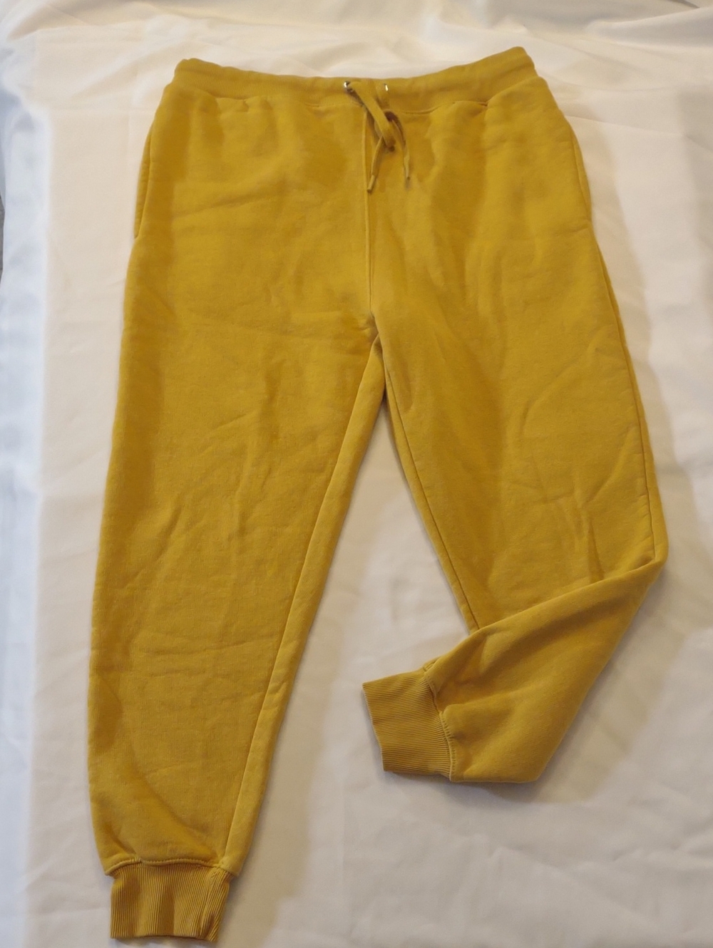 SAS Mustard Yellow Kids Jogger Sweatpants  - Size L